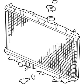 Honda 19010-RAA-A12 Radiator (Valeo)