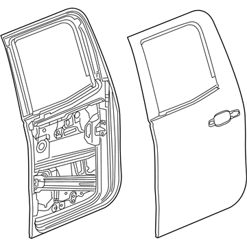 GM 84208322 Door Shell