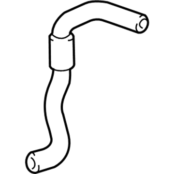 Lexus 16572-50130 Hose, Radiator, NO.2