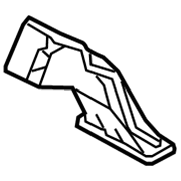 Kia 972821U000 Duct-Shower, RH