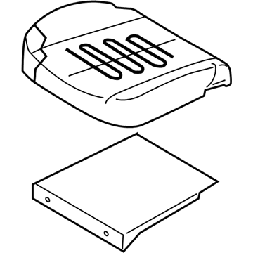 Hyundai 88200-2L520-JBM Cushion Assembly-Front Seat, Passenger