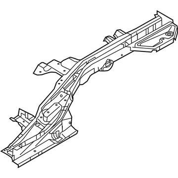 Hyundai 65710-G2000 Member Assembly-Rear Floor Side, LH