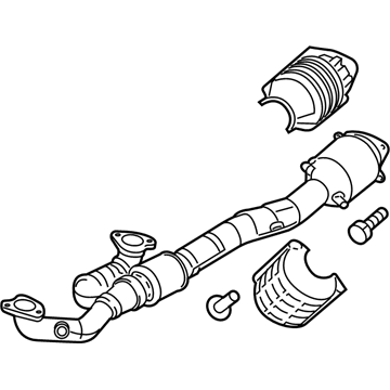 Honda 18150-5MJ-A50 Converter Assembly