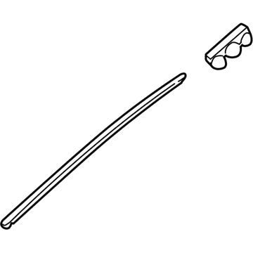 Honda 73162-SHJ-A02 Garnish Assy., L. FR. Windshield Side