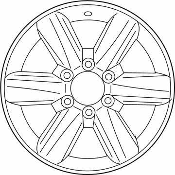 Lexus 42611-60871 Wheel, Disc