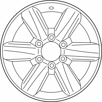 Lexus 4261A-WY010 Wheel, Disc Chrome P