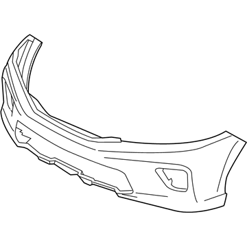 Honda 71101-T3L-A01ZZ Face, Front Bumper