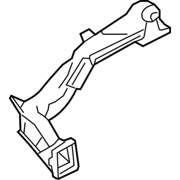 Infiniti 27870-1LA0A Duct-Side Vent, Driver