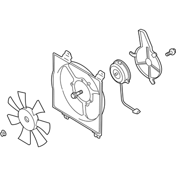 Mopar MR958425 Motor-A/C CONDESER Fan