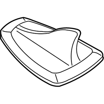 Nissan 28228-9BK0A Cover Antenna Base Primer