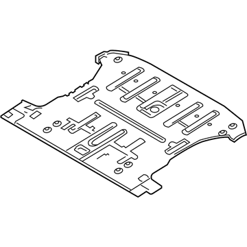 Kia 655104D250 Panel Complete-Rear Floor