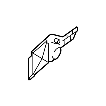 Nissan 78842-5RL0A Guard-Drafter, Air