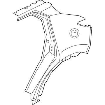 Nissan G8101-5RLMA Fender Assy-Rear, LH