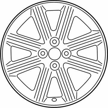 Toyota 42611-0D610 Wheel, Alloy