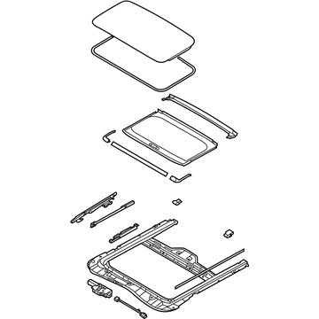 Kia 81600K0000HGC Sunroof Assembly