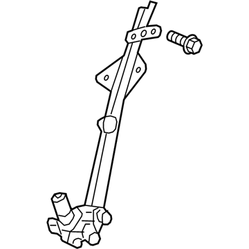Acura 72250-TZ3-A01 Regulator Assembly Left Front Door