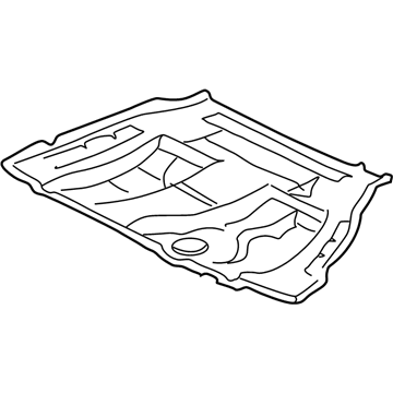 Lexus 58211-33091 Pan, Center Floor