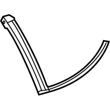 GM 89023801 Weatherstrip, Front Side Door Window Rear