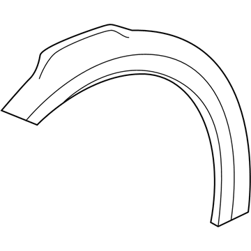 GM 13493965 Wheel Opening Molding