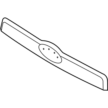 Kia 873112J000 GARNISH-Tail Gate, Up