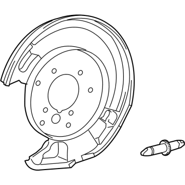 Lexus 47882-30080 Cover, Disc Brake Du