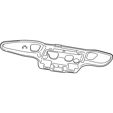 Mopar 68044031AA RETAINER-Overhead Console