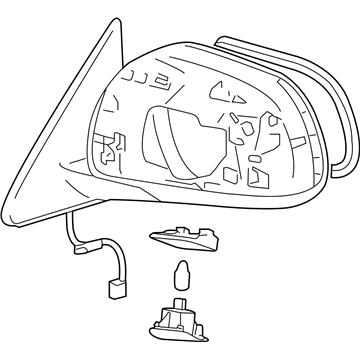 Toyota 87910-48341 Mirror Assembly