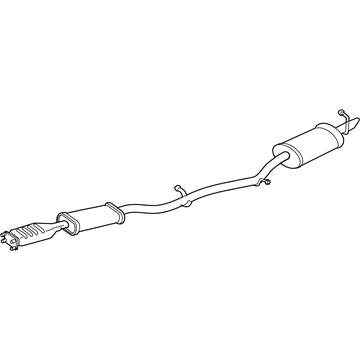 GM 25700189 Exhaust Muffler Assembly (W/ Exhaust & T/Pipe & 3W