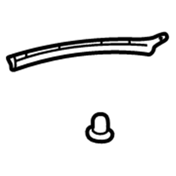 Hyundai 86447-39001 Strip Assembly-Hood Seal No.2, RH