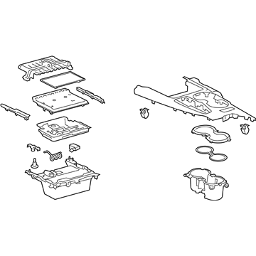 Toyota 58805-06720 Shift Panel