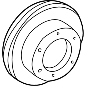 GM 15679710 Front Brake Rotor