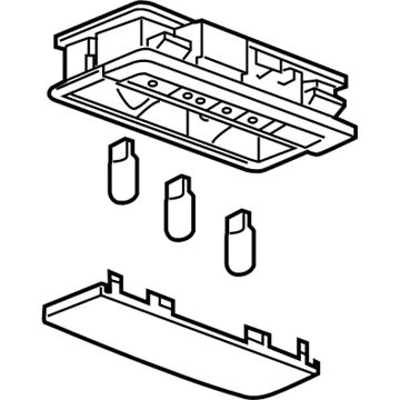 GM 22985853 Reading Lamp Assembly