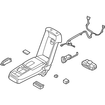 Kia 89905J6CE0RCZ Rear Seat Armrest Assembly