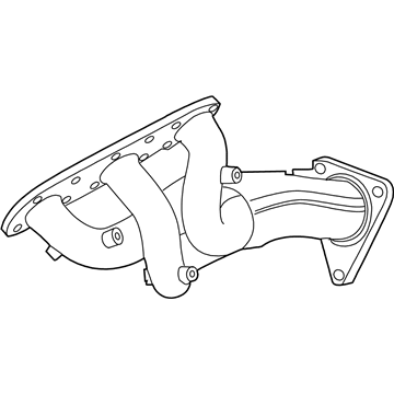 Nissan 140D2-JK24B Exhaust Manifold
