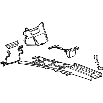 GM 20922737 Upper Trim Panel