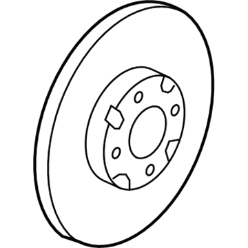 Hyundai 51712-2H000 Disc-Front Wheel Brake