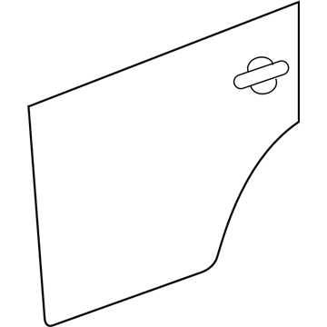 Nissan H2152-3BAMB Panel - Rear Door, Outer RH