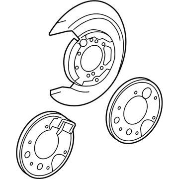 Mopar 5103952AA Plate-Brake Backing