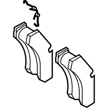 Mopar 5103556AE Pad Kit-Disc Brake