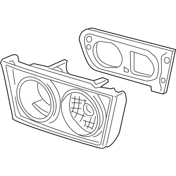 Acura 34156-SEC-A51 Lamp Unit, Driver Side