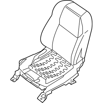 Nissan 87651-4RA0A Frame Assy-Back, Front Seat LH