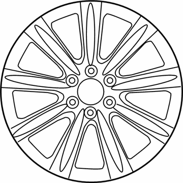 Infiniti D0C00-1ZR4A Aluminum Wheel