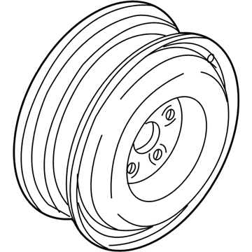 Infiniti 40300-1LD2A Wheel Assy-Spare Tire