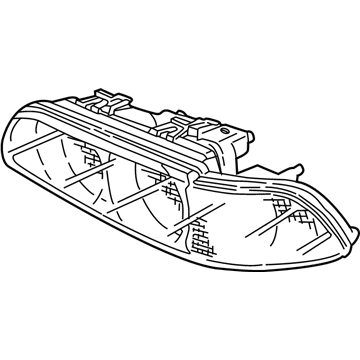 BMW 63-12-8-362-551 Hella Front Left Headlight Assembly