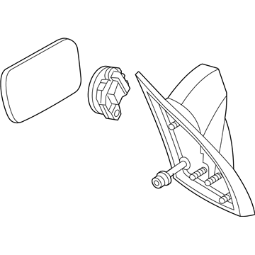 GM 15213852 Mirror Assembly