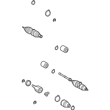 Lexus 43420-0E021 Shaft Assy, Front Drive, LH