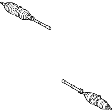 Lexus 43460-09A30 Shaft Assembly,Front Drive