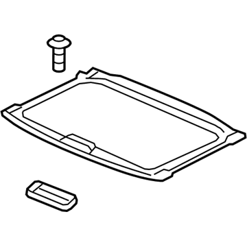 Honda 70600-TK8-A01ZA Sunshade Assy. *NH556L* (GRAY)