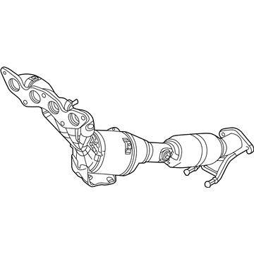 Ford DV6Z-5G232-A Manifold With Converter