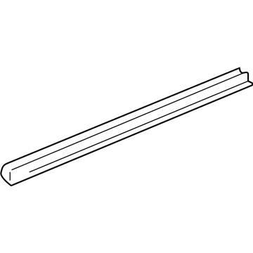 Mopar 4814637AG WEATHERSTRIP-Rear Door Belt